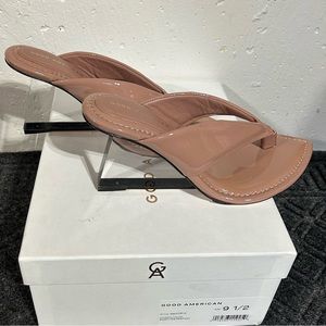 Good American Nude Sandals
